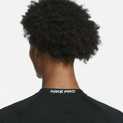 Nike Mens Tight Fit Long Sleeve Top - Black - Image 5