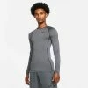 Nike Mens Tight Fit Long Sleeve Top - Iron Grey