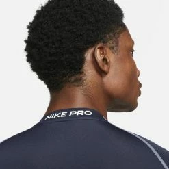 Nike Mens Tight Fit Long Sleeve Top - Obsidian -Nike Shop DD1990 451 C