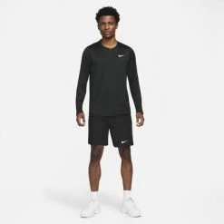 Nike Mens Advantage Half-Zip Long Sleeve Top - Black 9 Nike Mens Advantage Half-Zip Long Sleeve Top - Black -Nike Shop DD8370 010 D