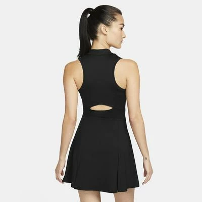 Nike Womens Victory Tennis Dress - Black - Image 2