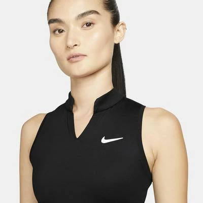 Nike Womens Victory Tennis Dress - Black - Image 3