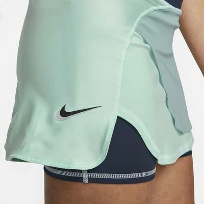 Nike Womens Slam Tennis Skirt - Ocean Cube/Mint Foam - Image 3