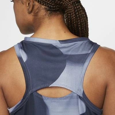 Nike Womens Printed Tennis Tank - Ashen Slate 6 Nike Womens Printed Tennis Tank - Ashen Slate - Image 4
