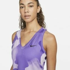 Nike Womens Printed Tennis Tank - Purple 9 Nike Womens Printed Tennis Tank - Purple -Nike Shop DD8847 530 C