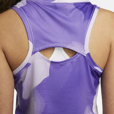 Nike Womens Printed Tennis Tank - Purple 6 Nike Womens Printed Tennis Tank - Purple - Image 4