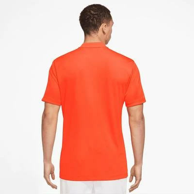 Nike Mens Dri-FIT Tennis Polo - Orange - Image 2