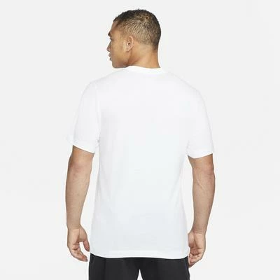 Nike Mens Dri-FIT Camo Training Shirt - White/Grey - Image 2