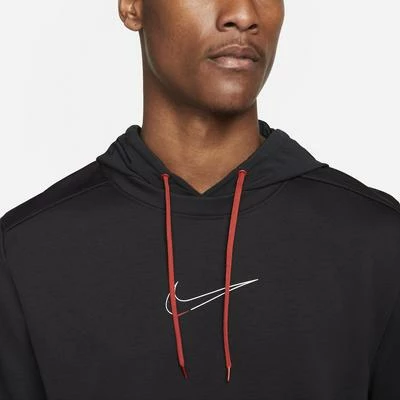 Nike Mens Training Hoodie - Black/Cinnabar - Image 3