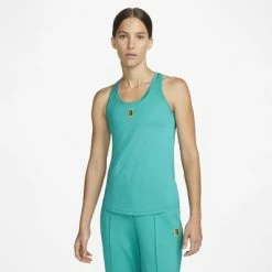 Nike Womens One Heritage Tennis Tank - Neptune Green
