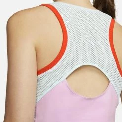 Nike Womens Dri-FIT Slam Tennis Tank - Light Arctic Pink/Glacier Blue -Nike Shop DR6795 676 E