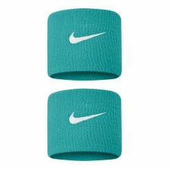 Nike Premier Tennis Wristbands - Washed Teal/White