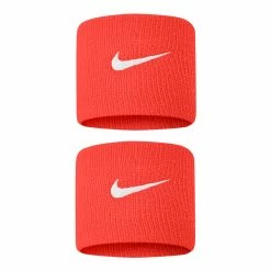 Nike Premier Tennis Wristbands - Habanero Red/White