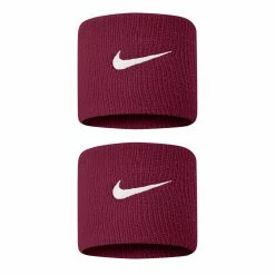 Nike Premier Tennis Wristbands - Dark Beetroot/White