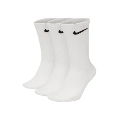 Nike Everyday Cotton Lightweight Crew Socks (3 Pack) - White