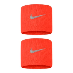 Nike Premier Tennis Wristbands - Habanero Red/Metallic Dark Grey