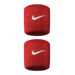 Nike Swoosh Wristbands - Varsity Red/White