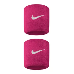 Nike Swoosh Wristbands - Vivid Pink/White