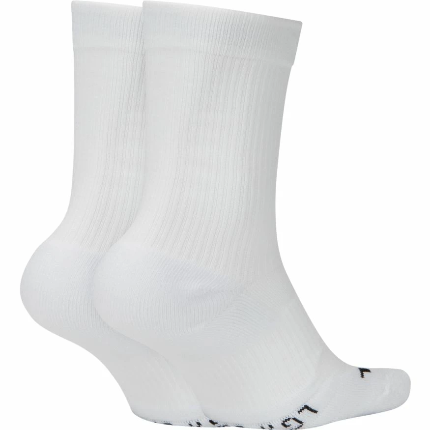 Nike Court Multiplier Heritage Tennis Crew Socks (2 Pack) - White/White - Image 2