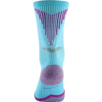 Nike Elite Cushioned Crew Running Socks (1 Pair) - Clearwater/Fuchsia - Image 3