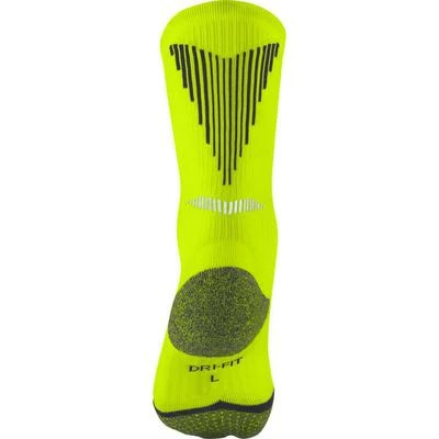 Nike Elite Cushioned Crew Running Socks (1 Pair) - Volt/Anthracite - Image 3