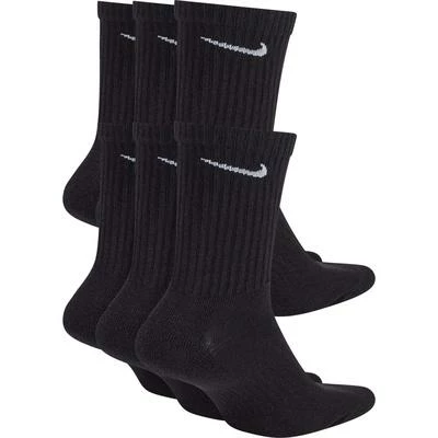 Nike Everyday Cushion Crew Socks (6 Pairs) - Black/White - Image 2