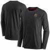 Men's Nike Black San Francisco 49ers Sideline Lockup Performance Long Sleeve T-Shirt