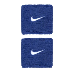 Nike Swoosh Wristbands - Royal Blue/White