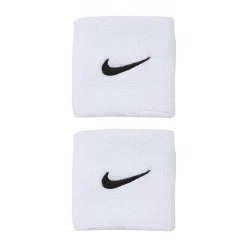 Nike Swoosh Wristbands - White/Black