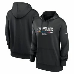Women's Nike Black San Francisco 49ers 2022 NFL Crucial Catch Therma Performance Pullover Hoodie